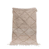 Berber carpet beige zanafi 95x155 cm