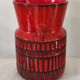 Red vase by Roger Capron circa 1960
