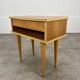 Table de chevet vintage bois blond, années 60