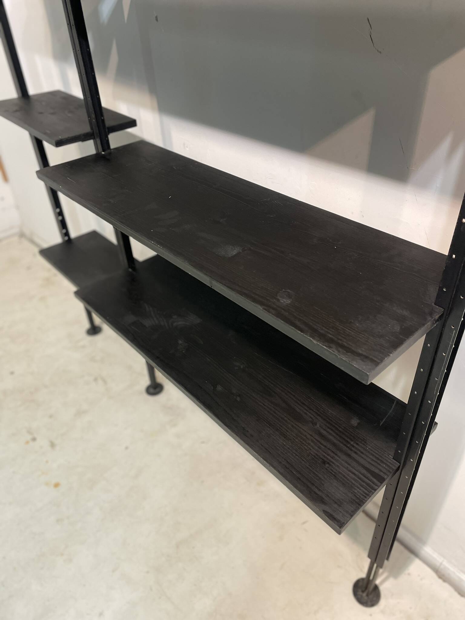 Wall Library or Floor/Ceiling in black wood