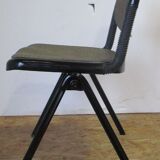 4 chaises Vertebra noires