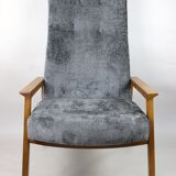 Fauteuil vintage gris, années 1970