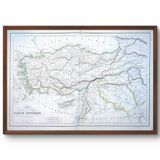 Printed in 1850, map of Asia Minor (i.e.