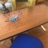 Coffee table style Bernard Rohne vintage 1980