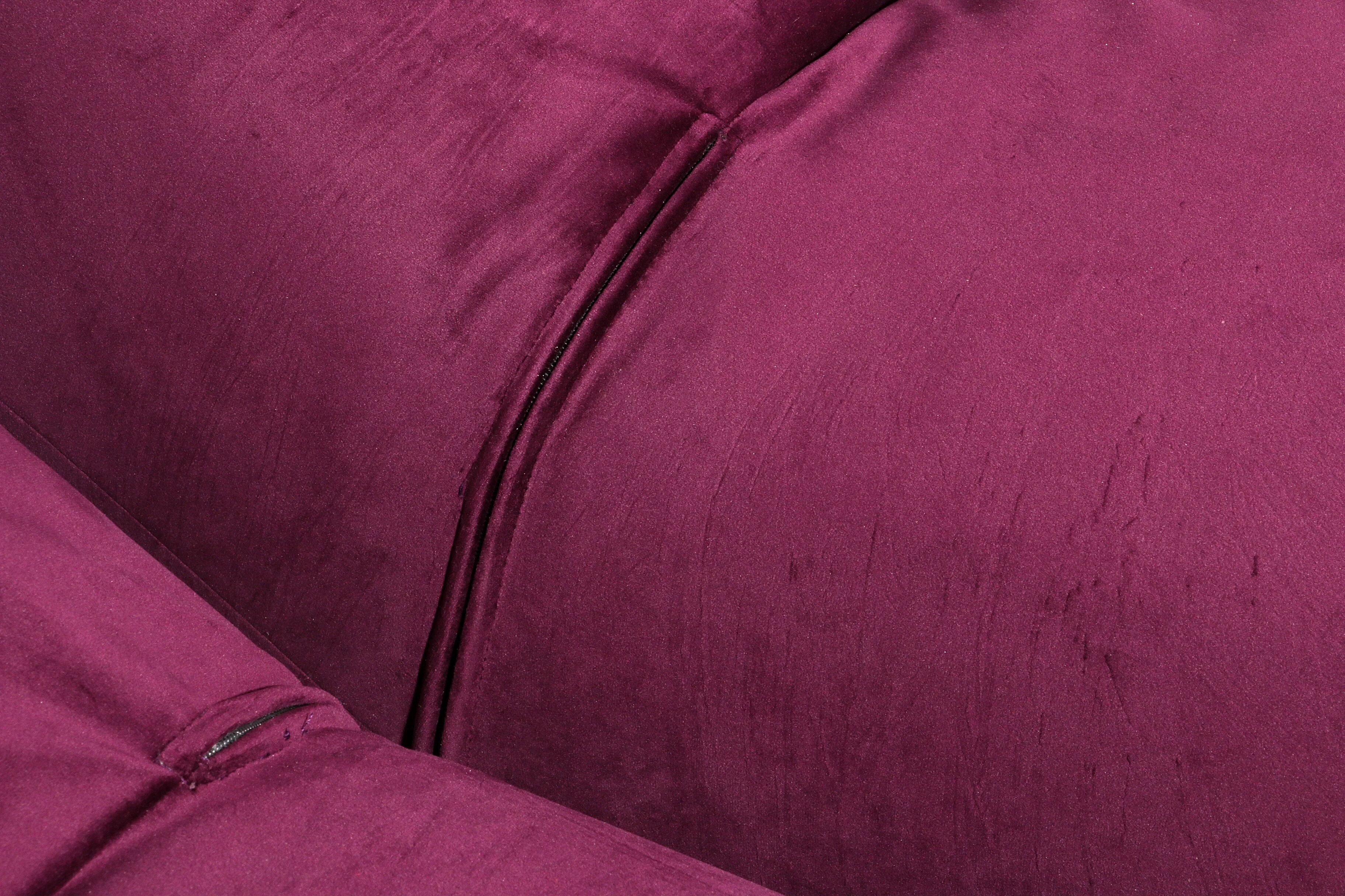 Purple Papillon lounge chairs by Guido Maria Rosati for Giovannetti, mind condition