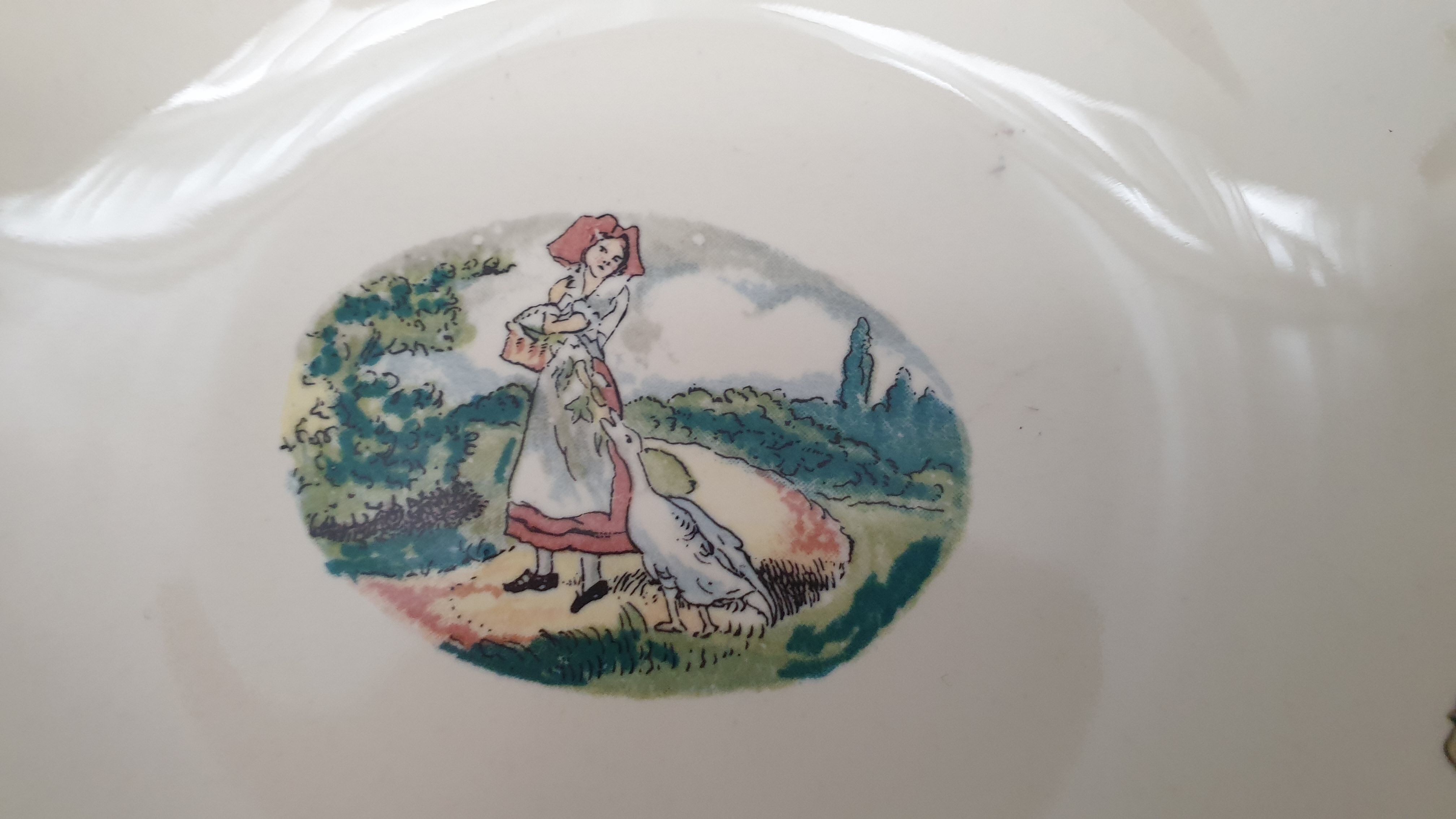 Two vintage cups Sarreguemines