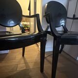 Louis Ghost chairs by Philippe Starck