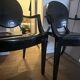 Louis Ghost chairs by Philippe Starck