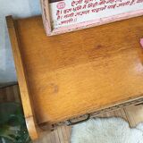 Commode vintage en rotin