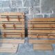 Pine wall shelves