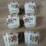 6 tasses + soupes anciennes/ années 50