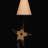 Robert Kostka handmade Star Table lamp 1980s France