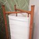 Rattan lamppost