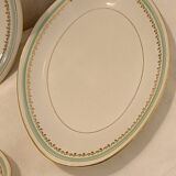 3 plats anciens porcelaine sfp France