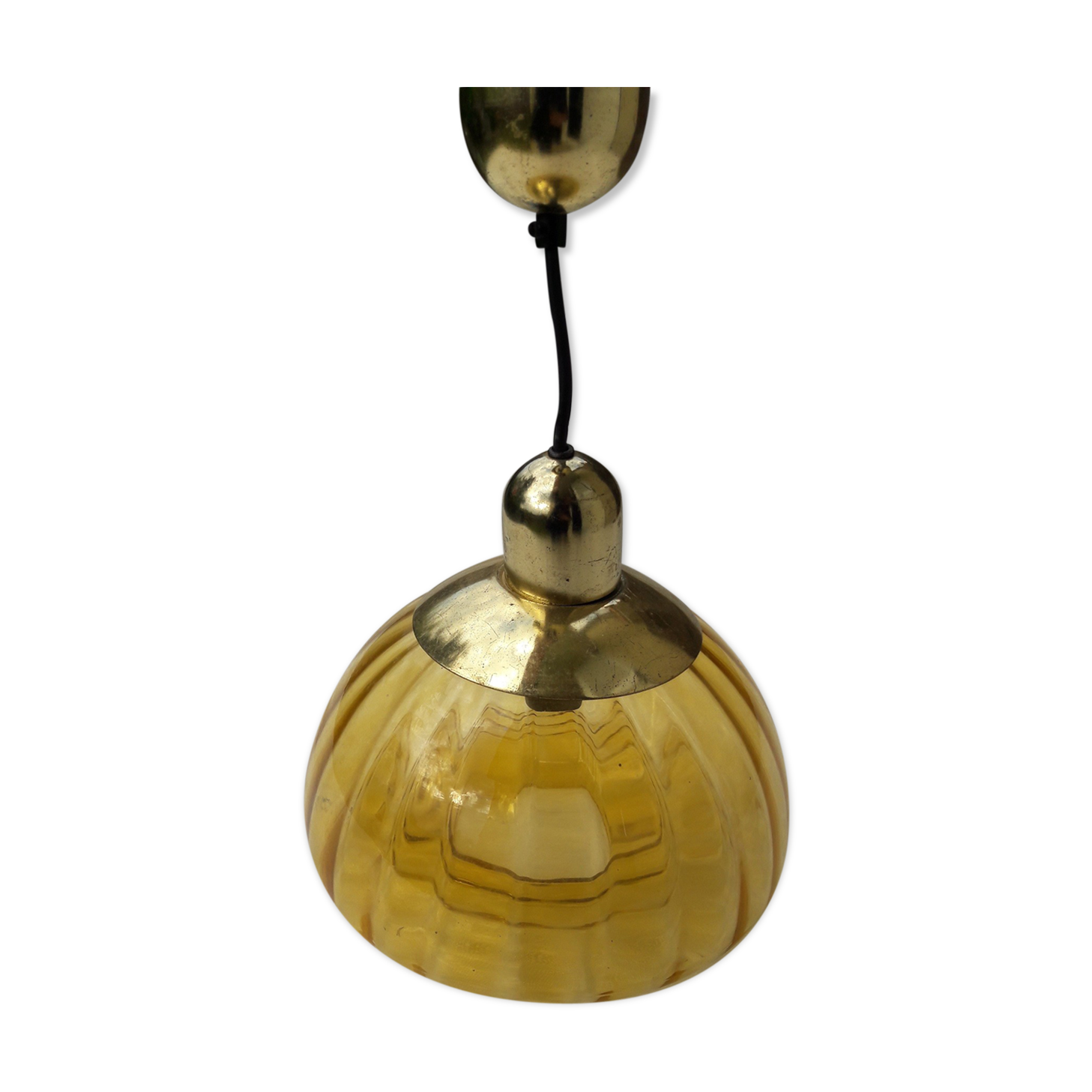 Glass hanging lamp