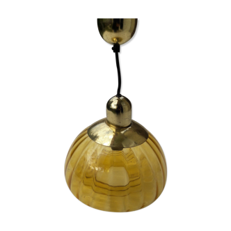 Glass hanging lamp