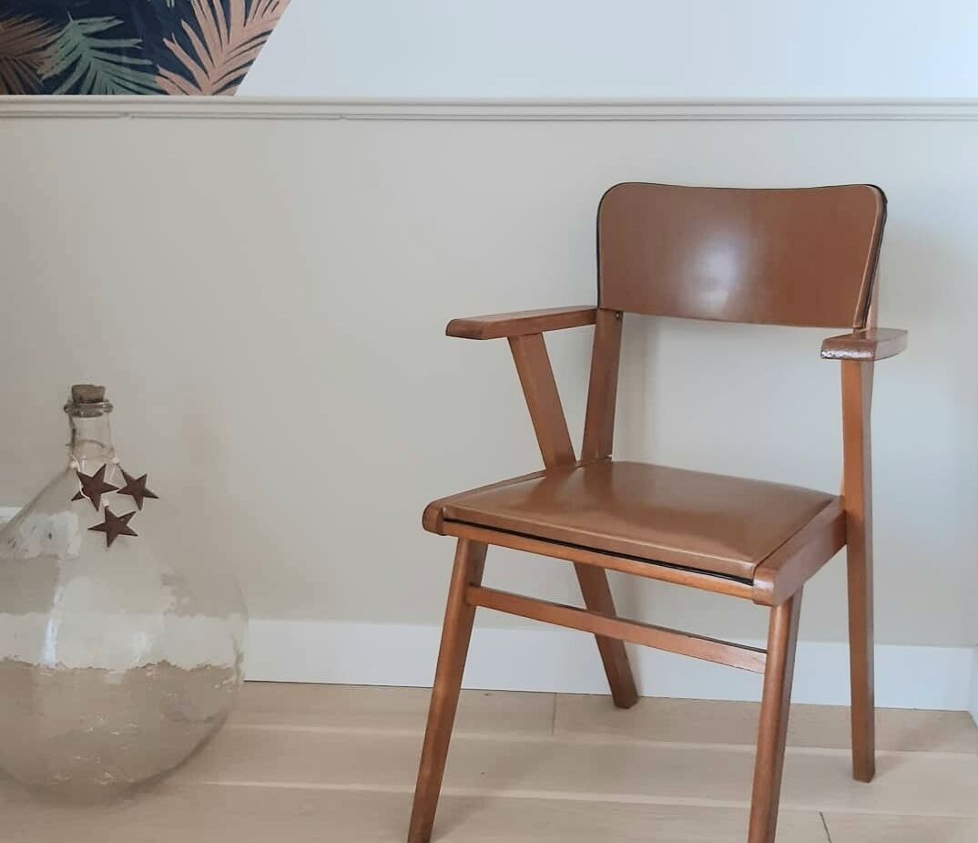 Vintage bridge armchair