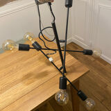 Black metal suspension