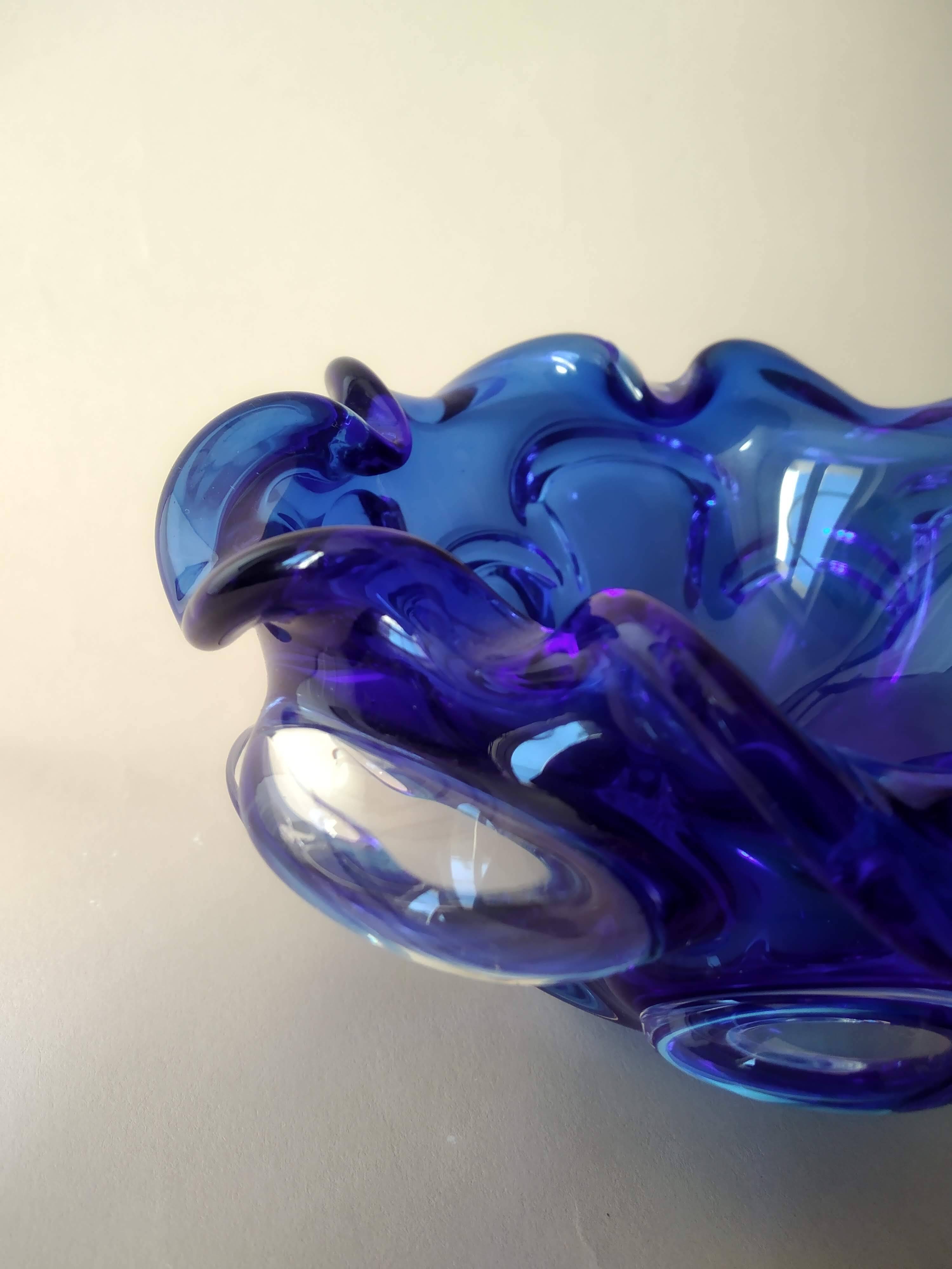 Vintage Murano empty pocket ashtray