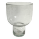 Bubble glass cup from the 70s, height 23 cm