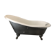 Cast iron bath with lion legs