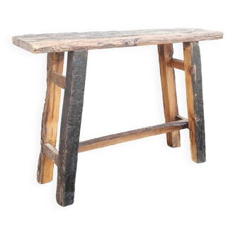 Old wooden console