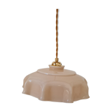 Pastel pink opaline pendant lamp