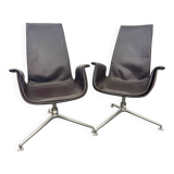 2 FK6725 Chairs by Preben Fabricius and Jørgen Kastholm