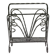 Vintage twisted wrought iron magazine or record holder - magazine rack