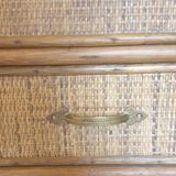 Rattan chest of drawers