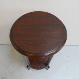 Art Deco oak sidetable