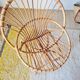 Vintage Shell Chair in Rattan and Bamboo – 1960s