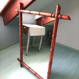 Miroir art déco imitation bambou