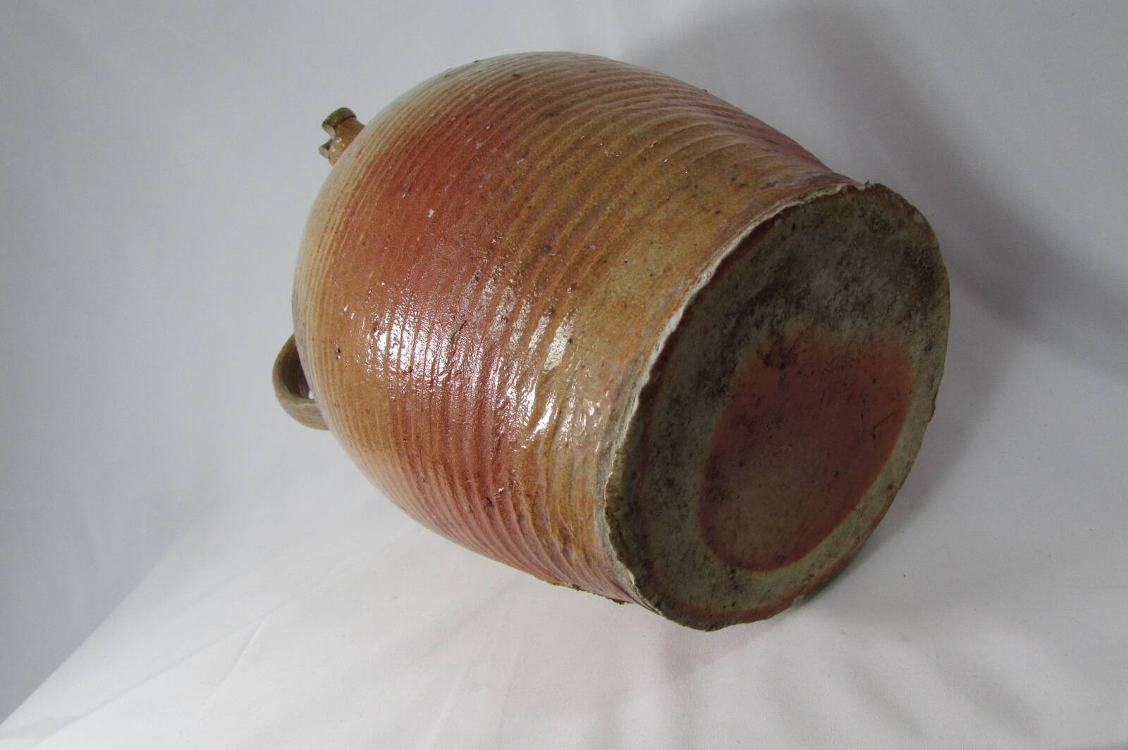 Large old stoneware jug