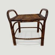 Rattan side table