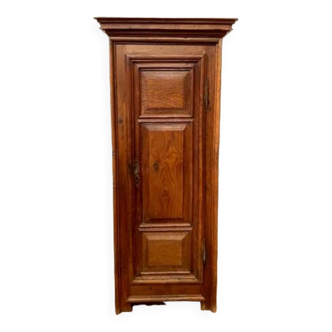 Louis XIV style bonnetière in solid oak, 19th century