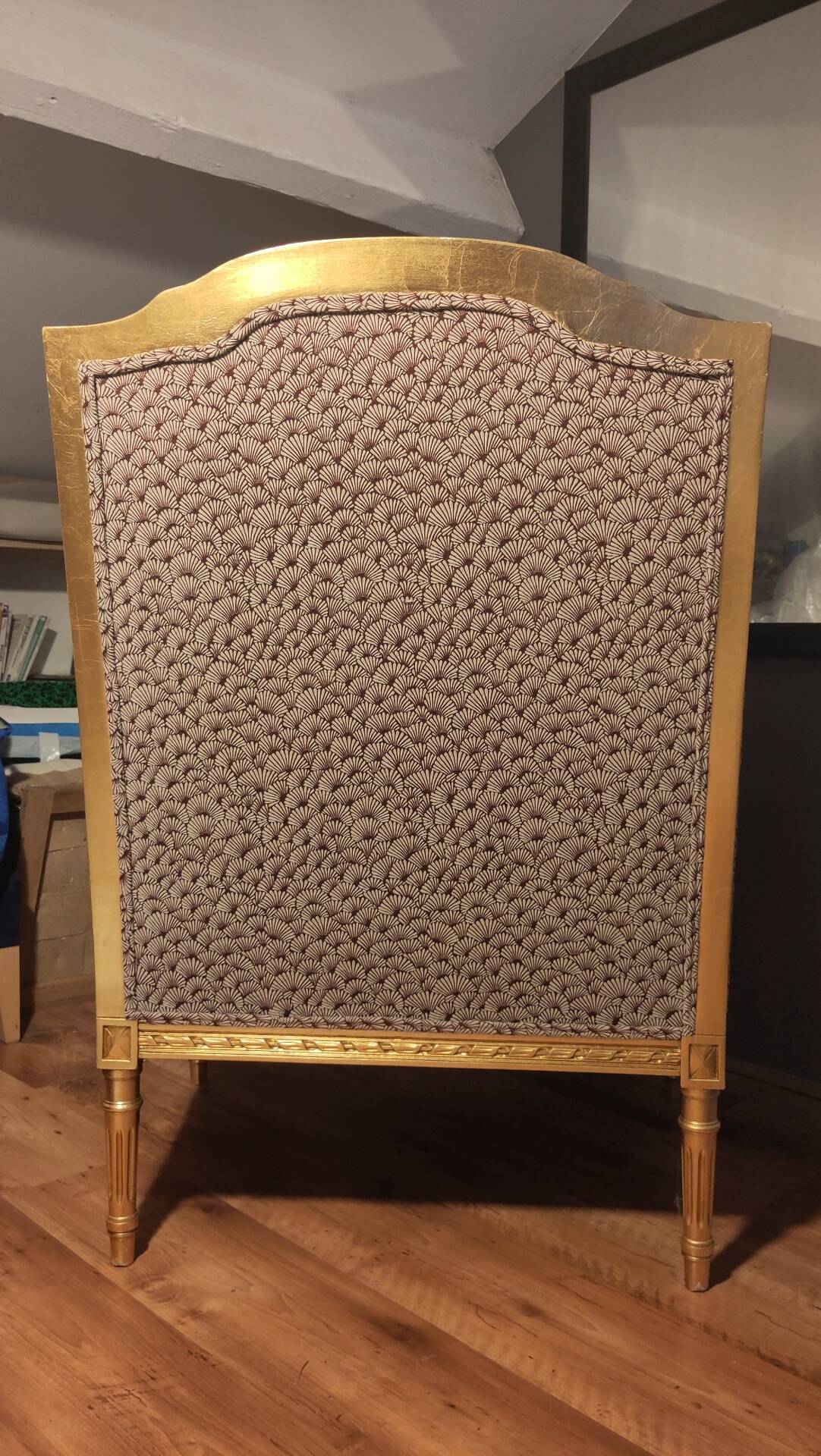 Modernised Louis XVI style armchair
