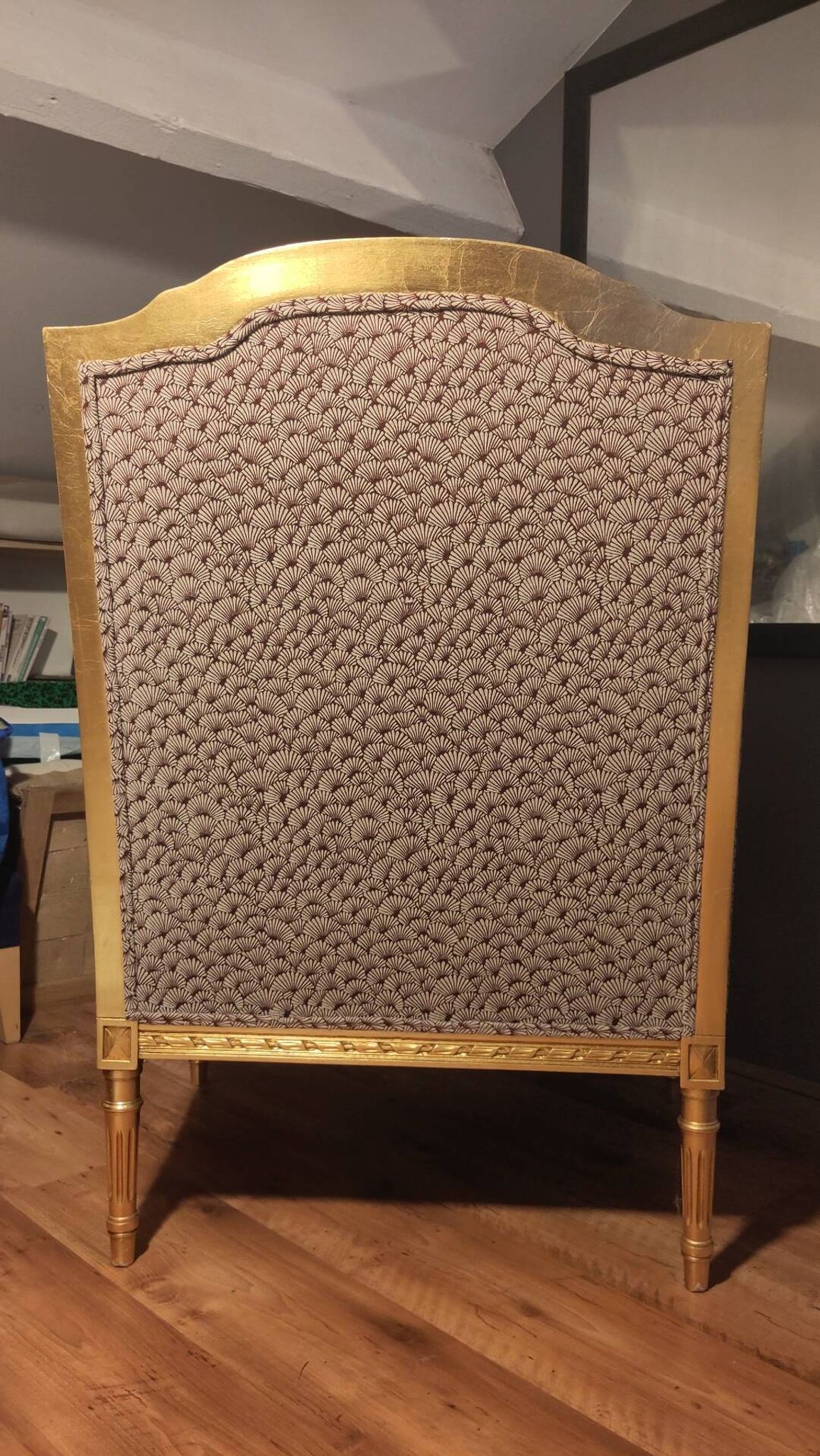 Modernised Louis XVI style armchair