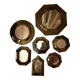 Ensemble de 7 petits miroirs vintage