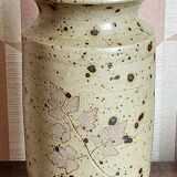 Pyrite stoneware vase
