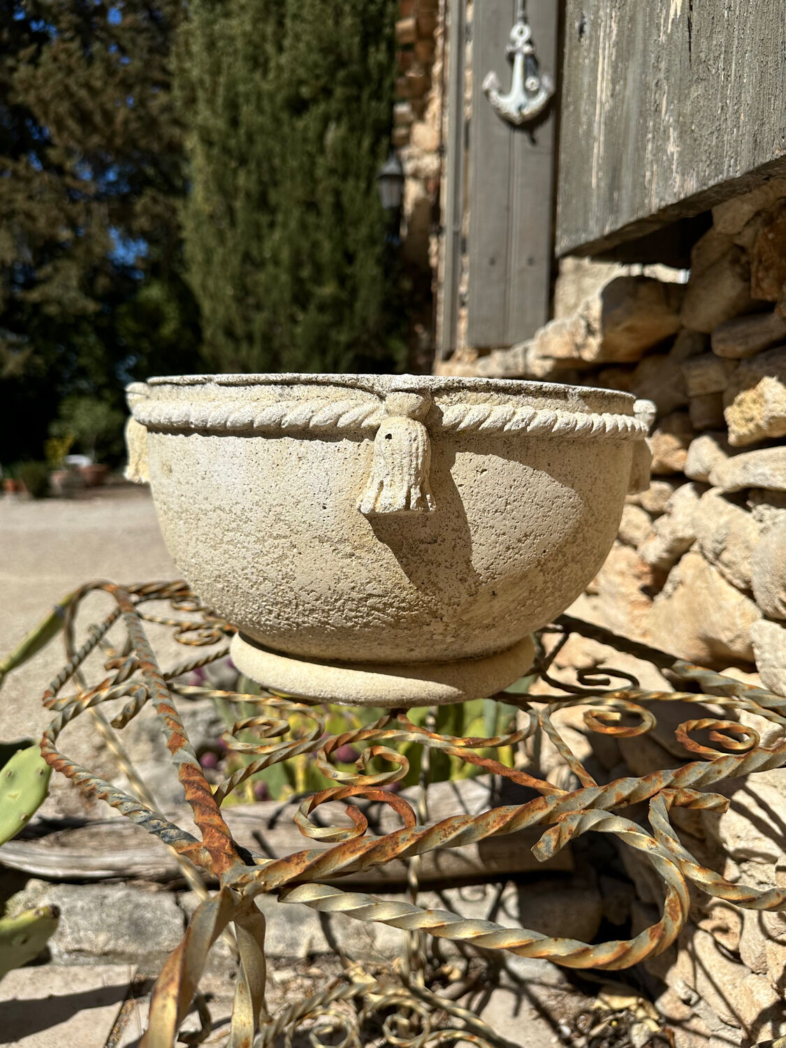 Stone planter