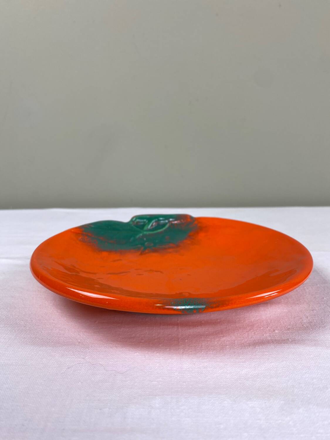 Orange plate