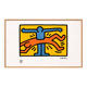 Keith Haring. Numbered colour silkscreen. 1990s.