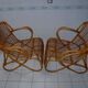 Rattan armchairs