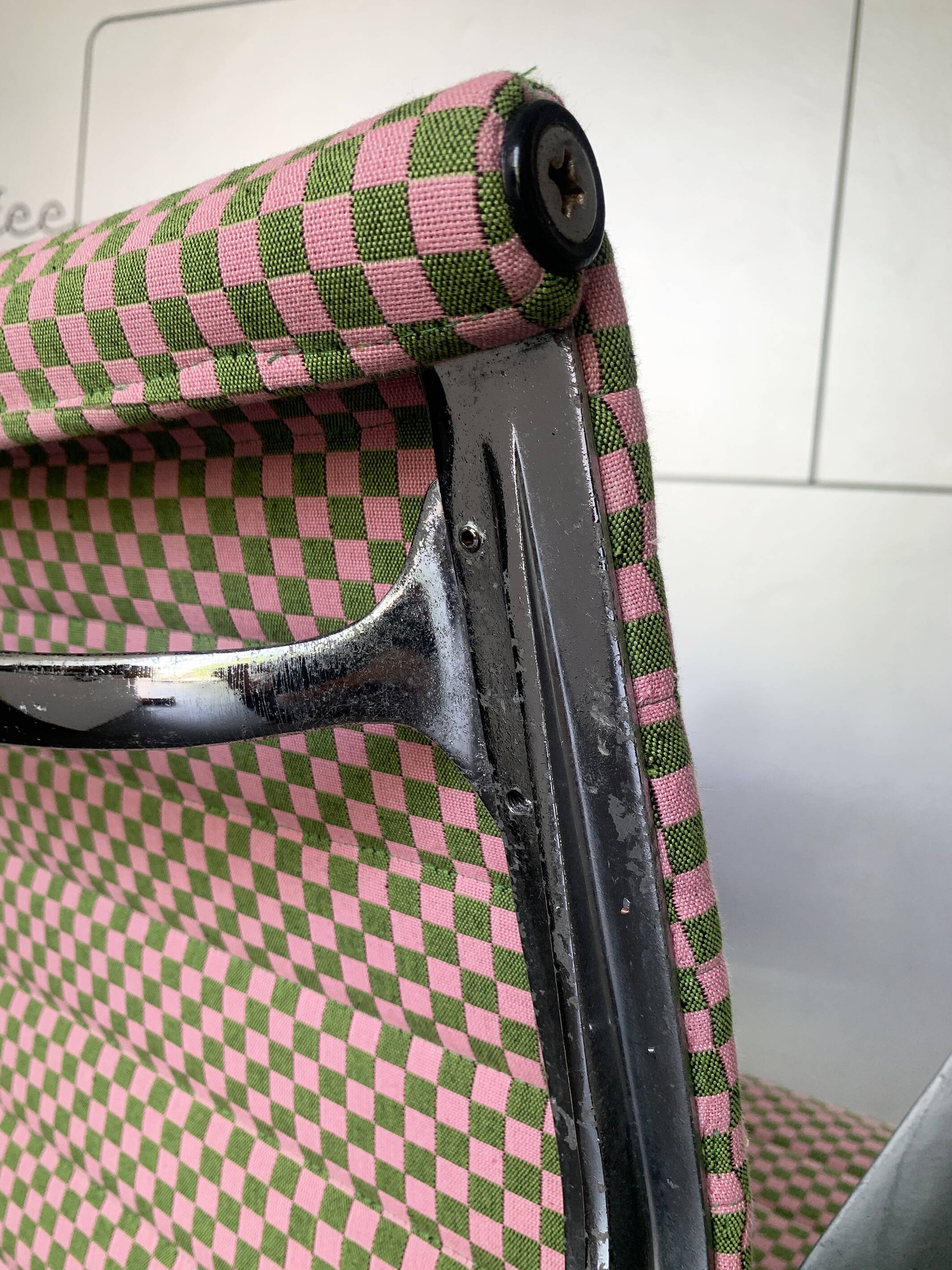 Eames EA117 Herman Miller office chair 1960 Alexander Girard fabric