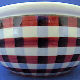 Bowl in earthenware stamped