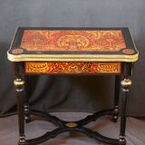 Console de table de jeu de cartes antique