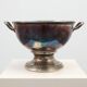 Art deco Silverplated champagne cooler with Patinated Surface, France 1920s