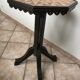 Octagonal inlaid pedestal table