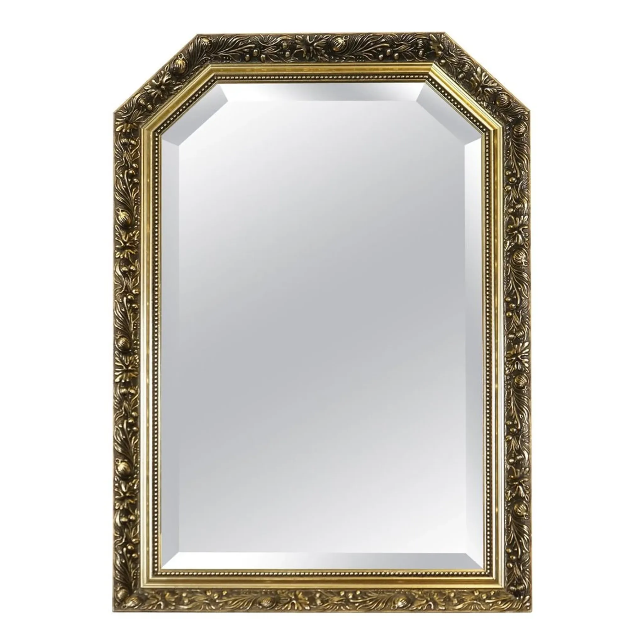 Vintage Wall Mirror Ornate with Sculpted Details